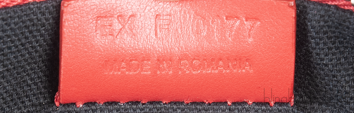 Red Iconic Print Pouch