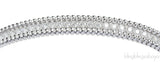 Perlee Diamond White Gold Bracelet One Row