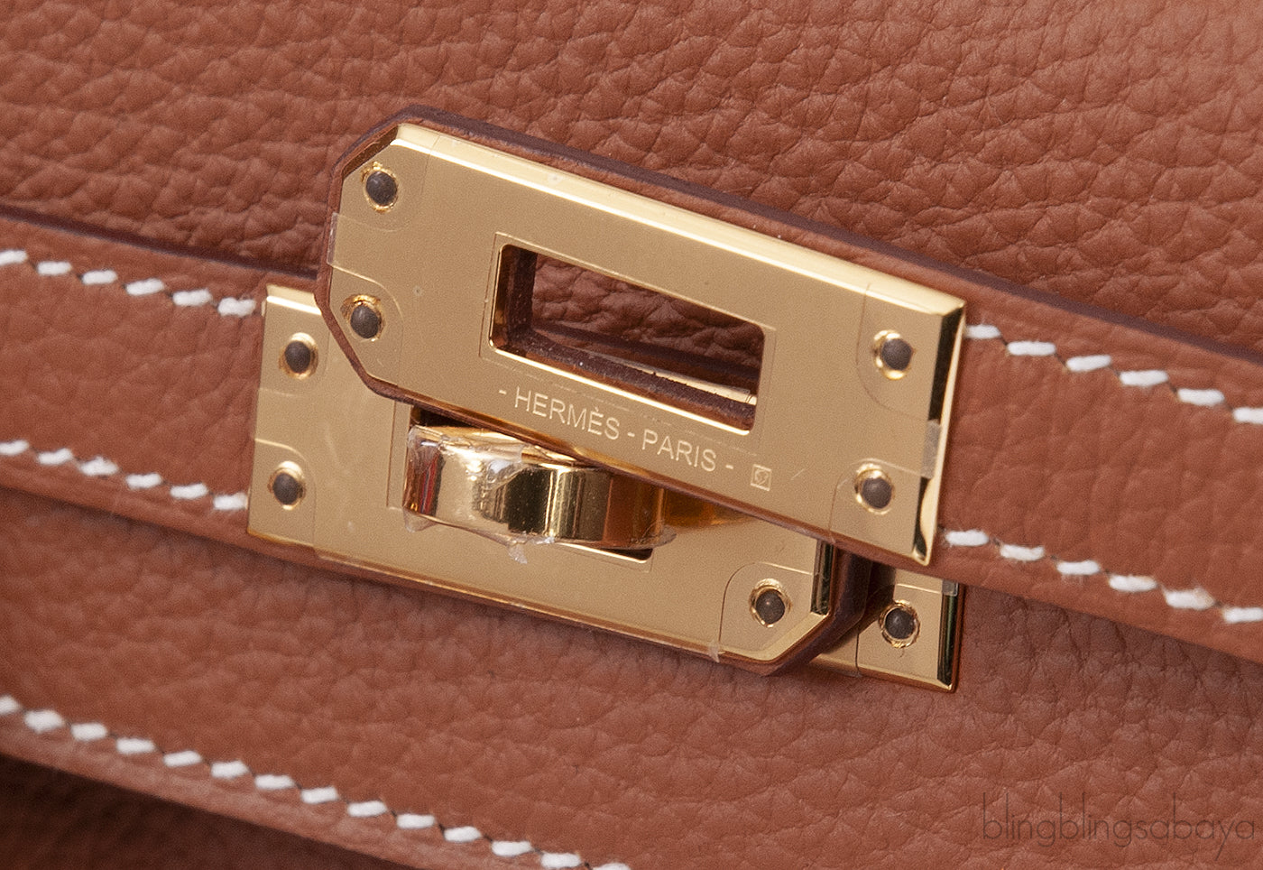 Kelly 25 Gold Togo Retourne GHW