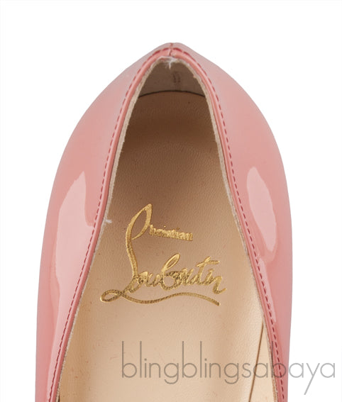 Ombre Patent Peep Toe Heels
