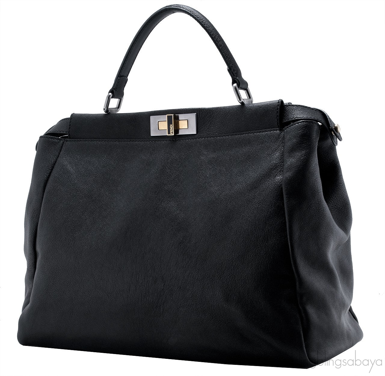 Black Peek-a-boo Satchel