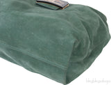 Green Nubuck Leather Forever Hobo Bag