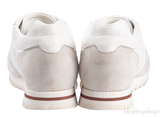 Loro Piana My Wind White Microfibre and Grey Suede Sneakers