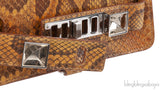Proenza Schouler PS11 Python Amber Clutch Bag