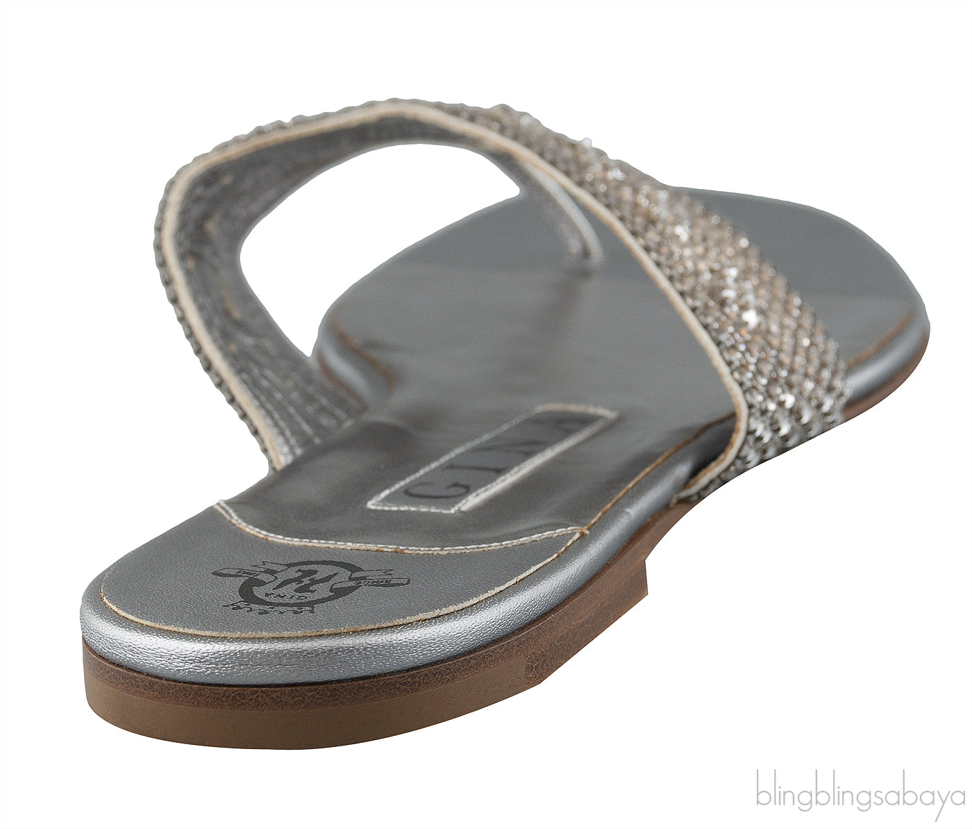 Orlando Flat Silver Sandals