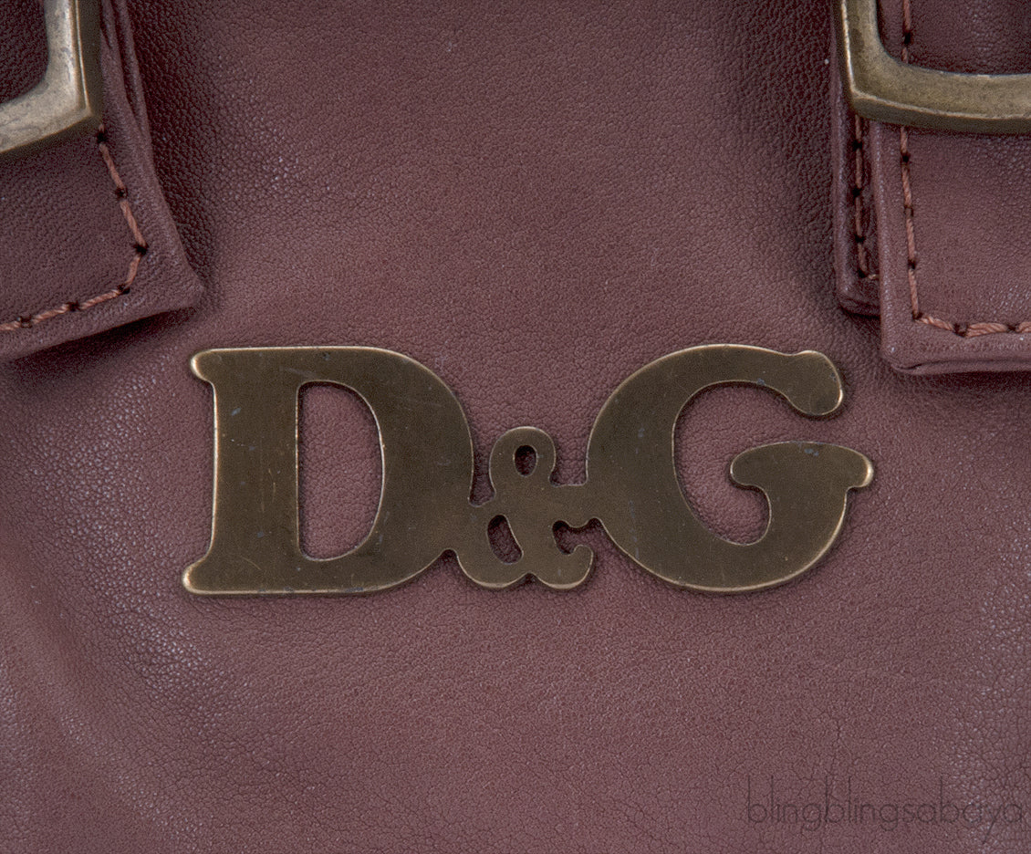 Brown Mini Top Handle Bag