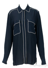 Eagle Embroidered Black Shirt