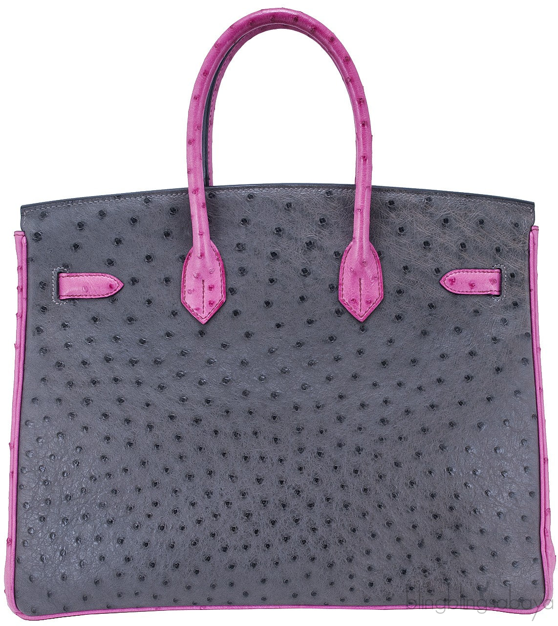 Birkin 35 Tri-Color Ostrich PHW