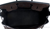 Birkin 35 Brown Matte Porosus PHW