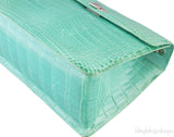 Tiffany Blue Cornelia Lunch Box Crocodile Bag