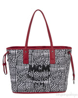 Visetos Large Liz Reversible Shopper Tote Ruby Red