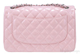 Jumbo CC Baby Pink Patent Flap