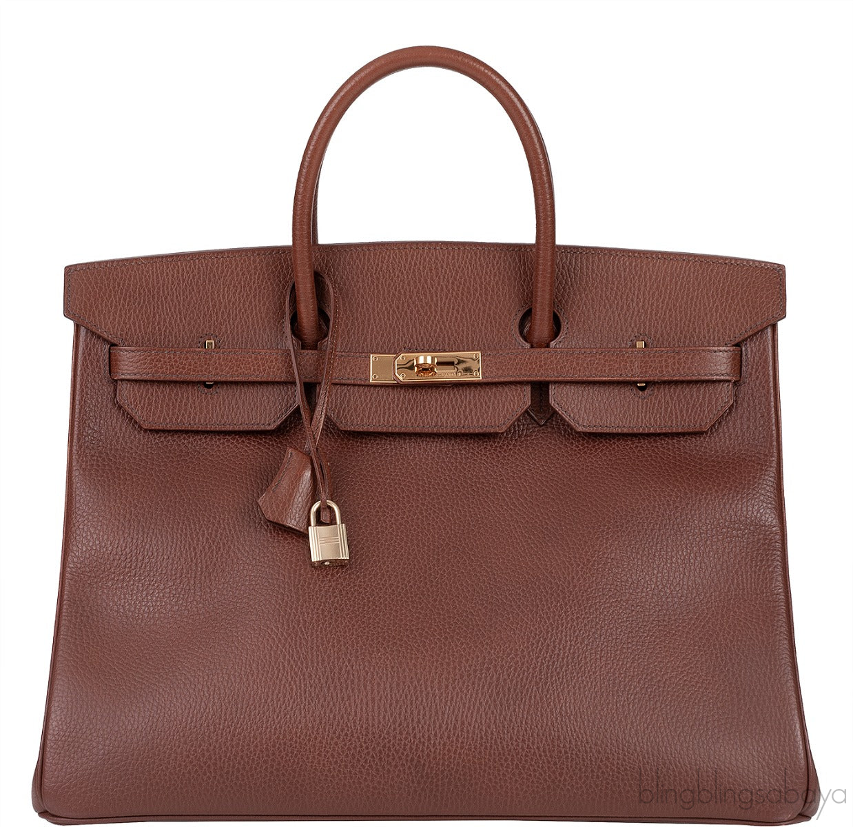 Birkin 40 Dark Brown Ardennes GHW