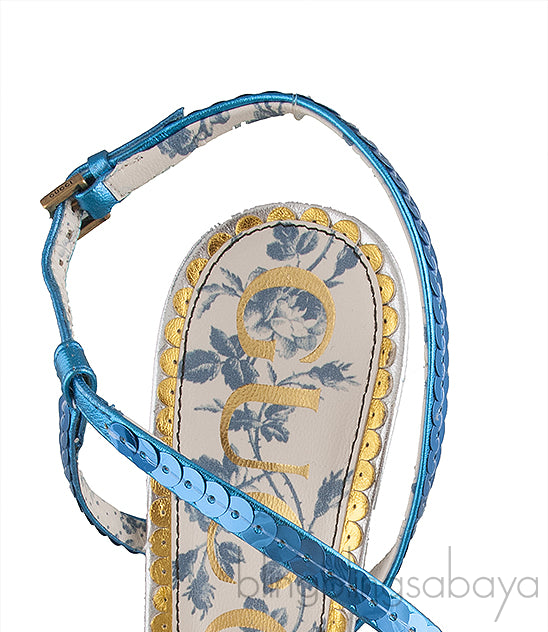 Haines Sequined Sandals Multicolor