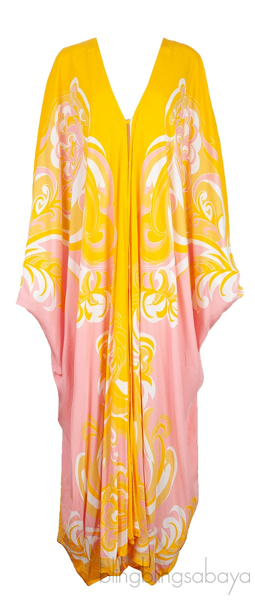 Printed Viscose Kaftan