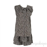 Louis Vuitton Leopard Print Top & Mini Skirt