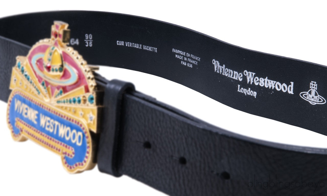 Saturn Crystal Embellished Belt