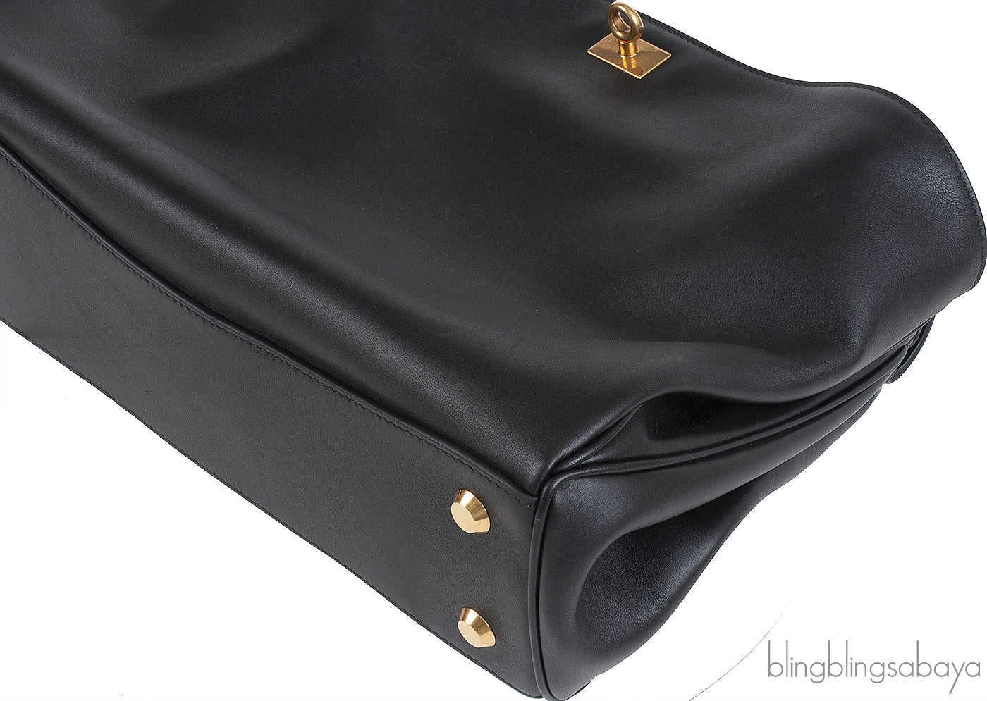 BALENCIAGA BLACK MEDIUM RODEO HANDBAG