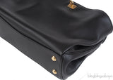 BALENCIAGA BLACK MEDIUM RODEO HANDBAG