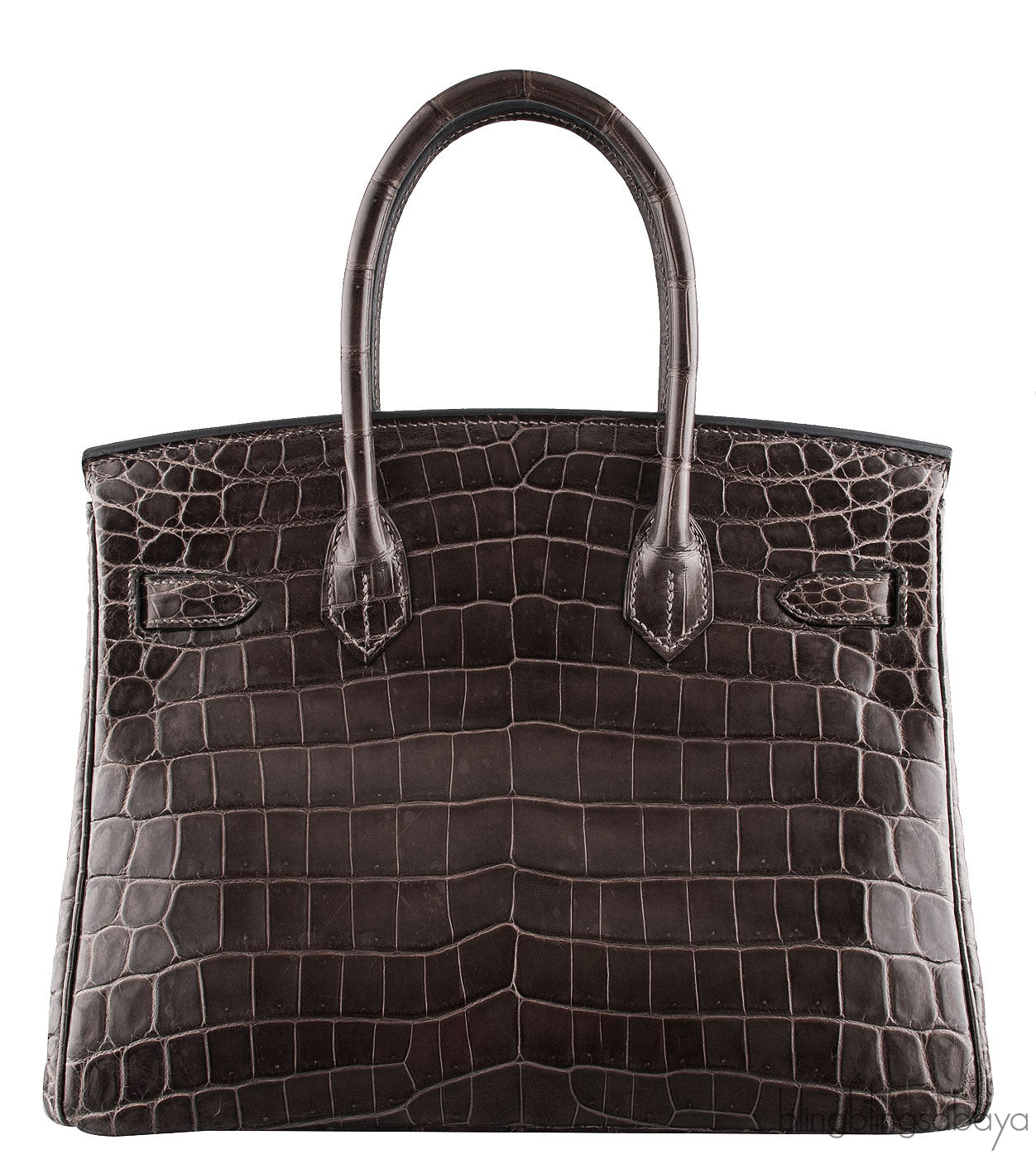 Birkin 30 Graphite Crocodile GHW