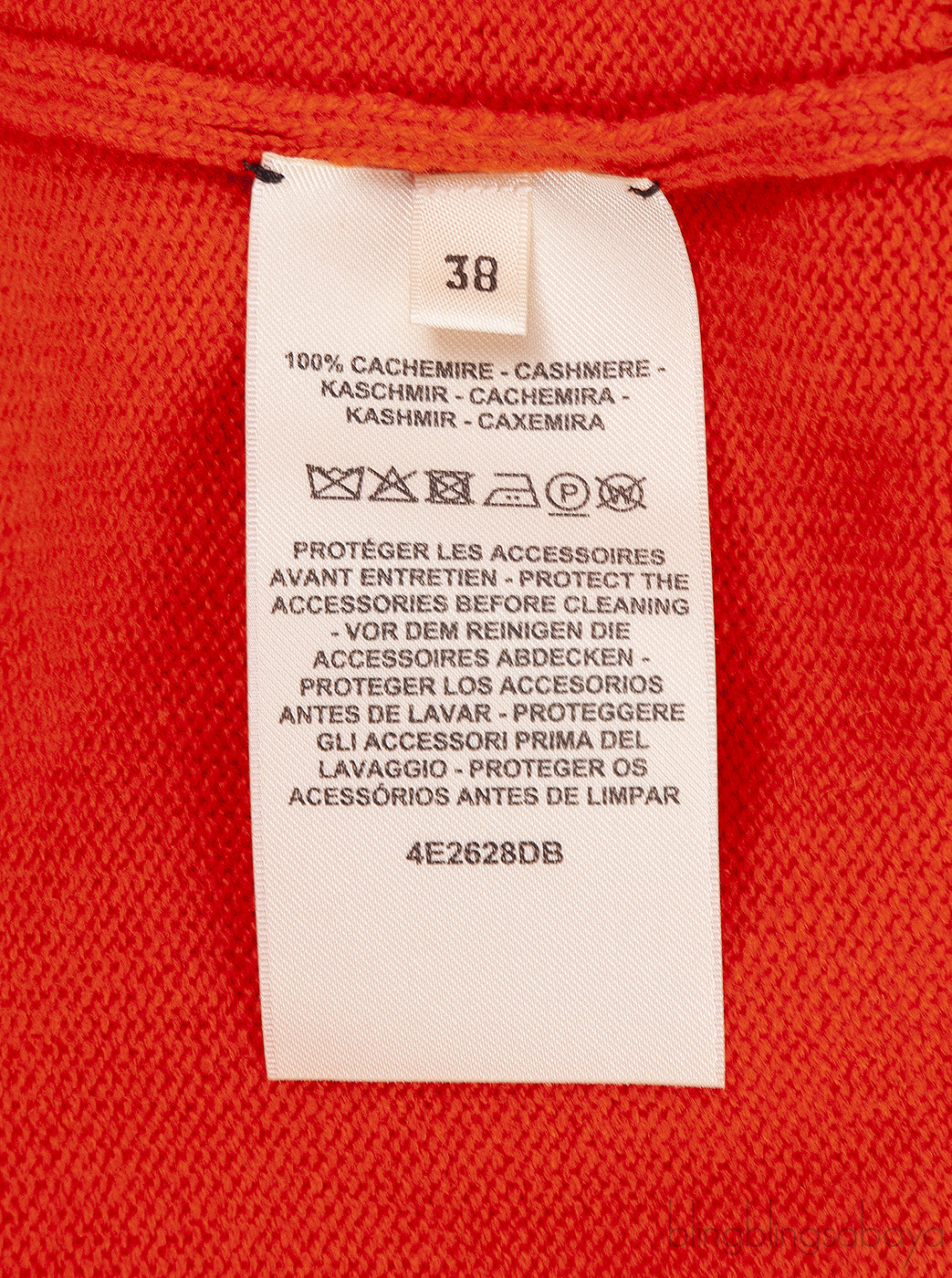 Ice Cream Orange Cashmere Sweatshirt