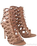 Nude Vendome Cage Sandals