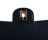 Classic CC Black Quilted Medium Flap