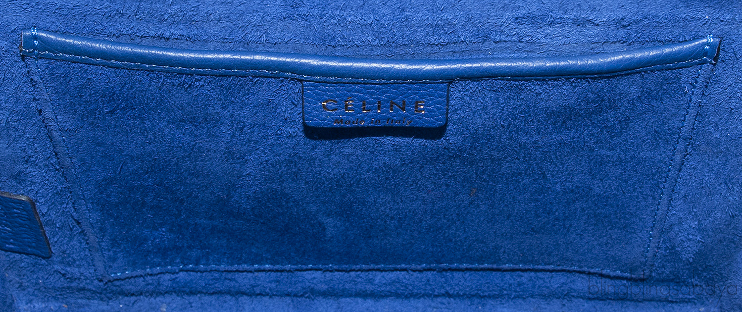 Blue Nano Luggage Shoulder Bag