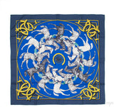 Blue LA RONDE DES JOCKEYS SCARF