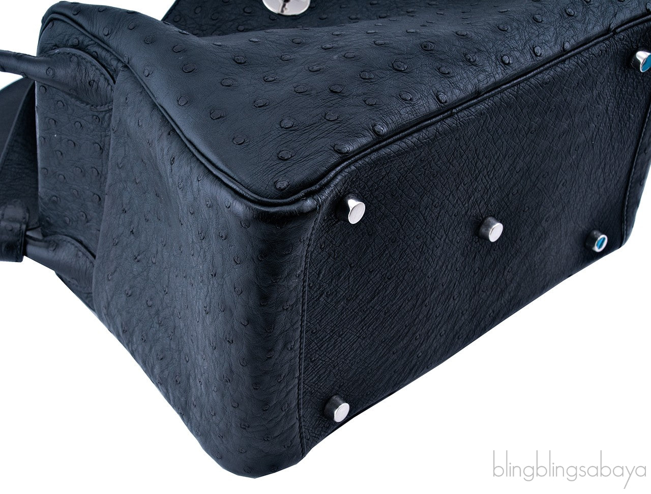 Lindy Black Ostrich