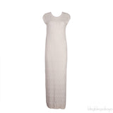 Off-White Knitted Long Dress