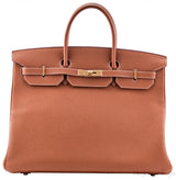 Birkin 40 Gold Taurillon Clem