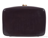 Plum Vanity Leather Bag