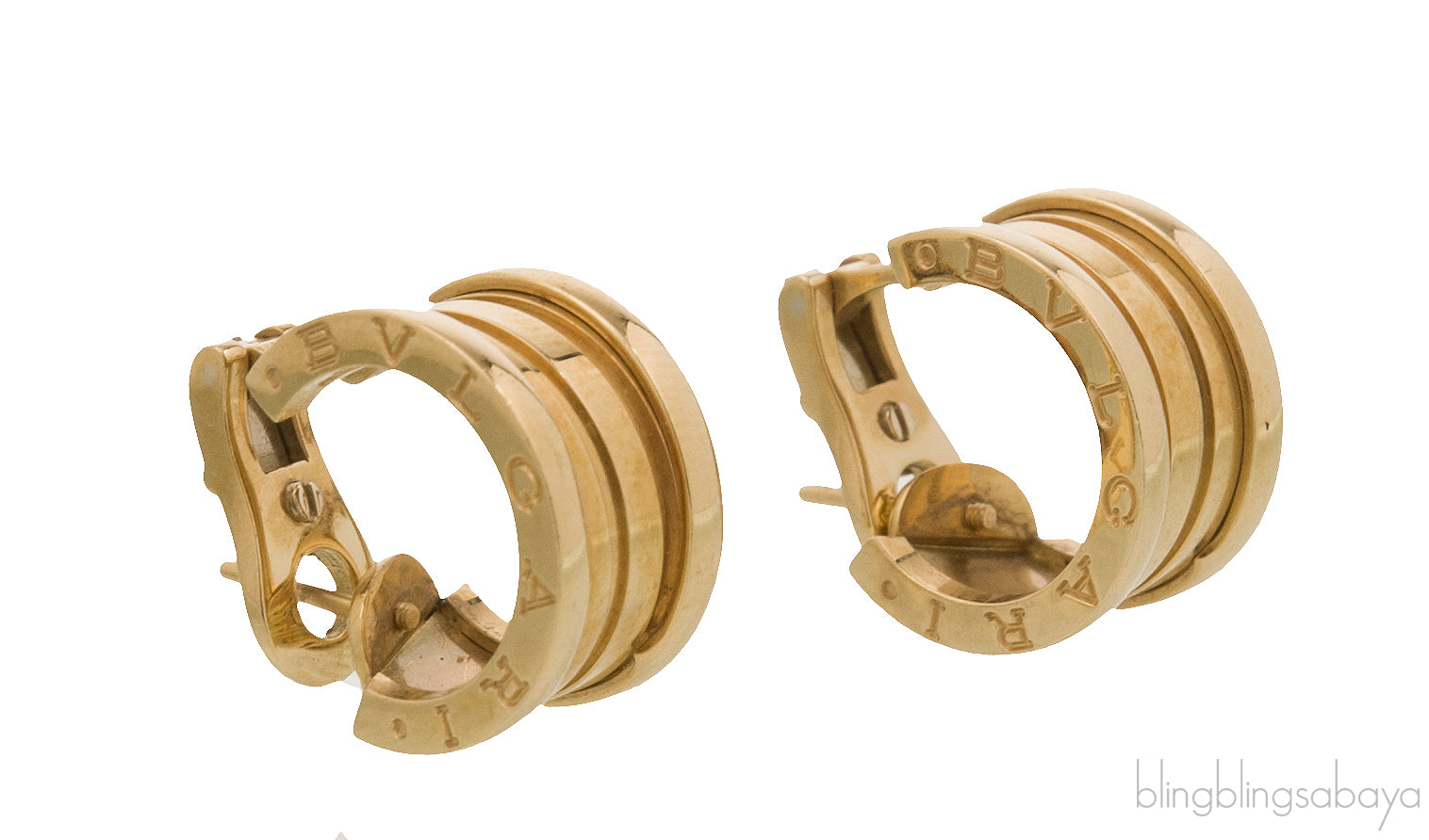 B.Zero1 Yellow Gold Hoops Earrings