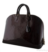 Louis Vuitton Alma Amarante Monogram Vernis XL Bag