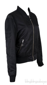 Black Bomber Jacket
