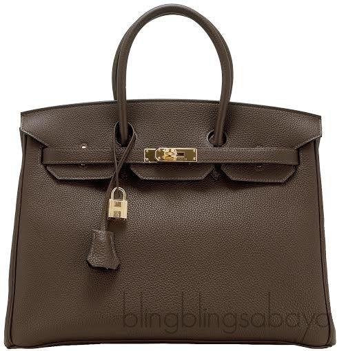 Birkin 35 Cacao Togo GHW