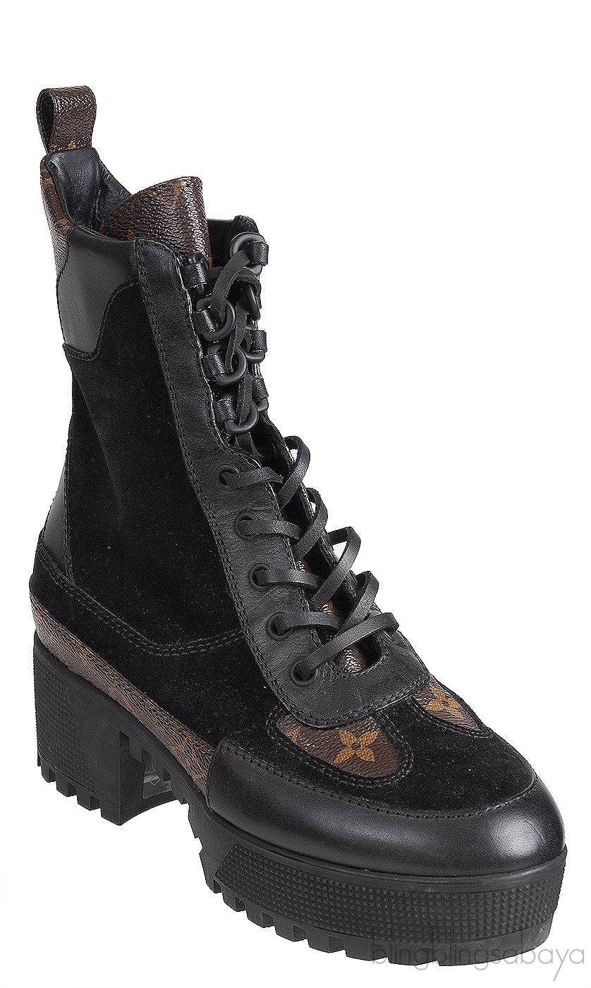 Laureate Suede Monogram Desert Boot