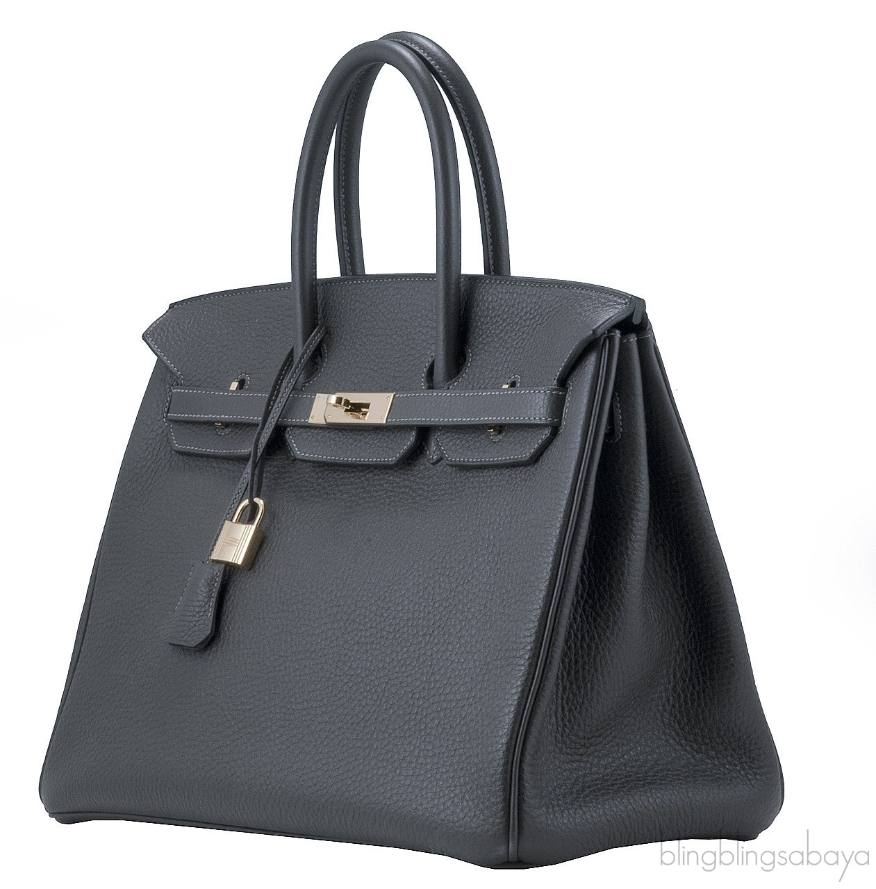 Birkin 35 Graphite GHW