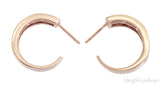 Messika joaillerie Rose Gold Move Joallerie Hoop Earrings