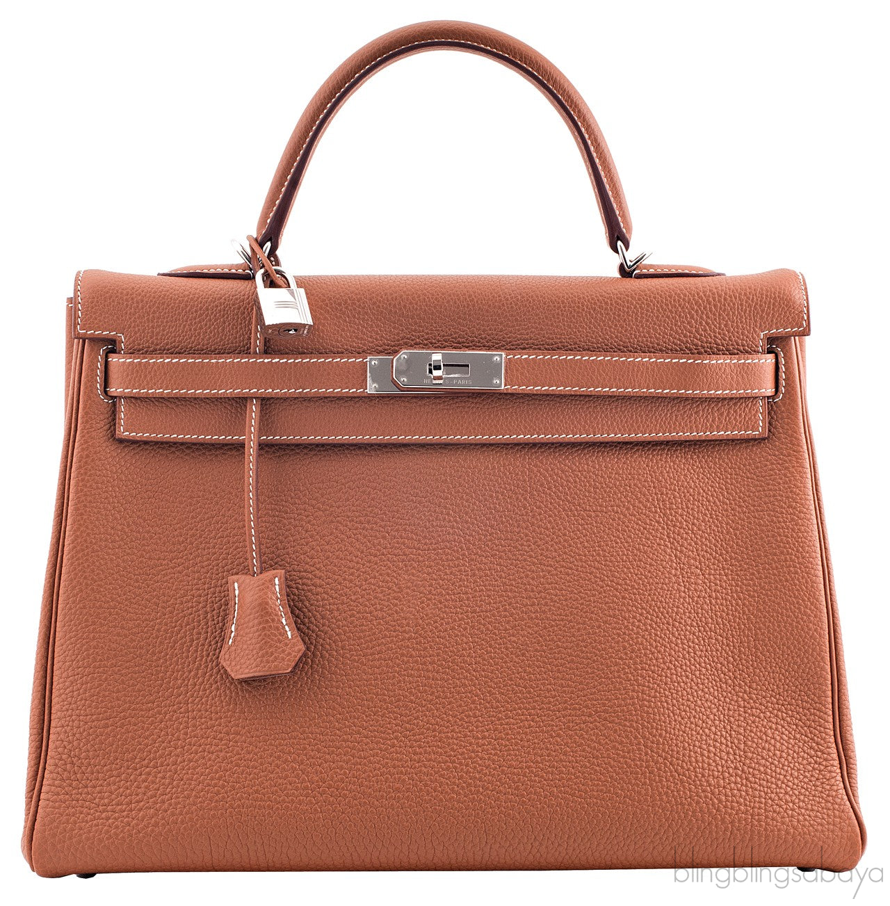 Kelly 35 Gold Togo