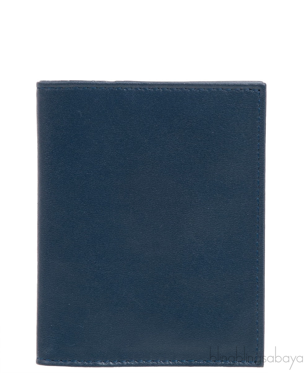 Dark Blue Bi-fold Cardholder