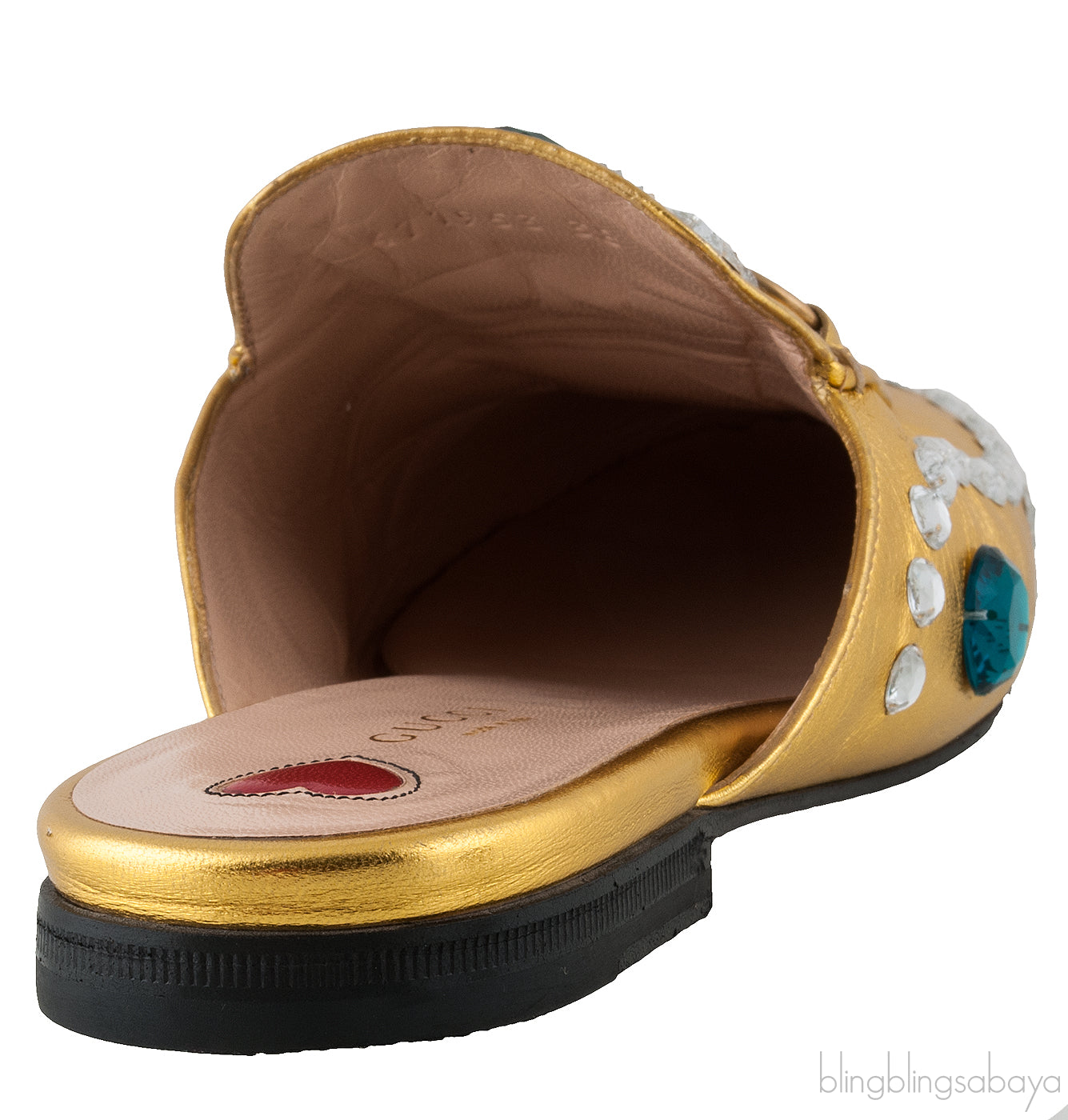 Princetown Jewelled Metallic Gold