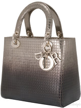 Lady Dior Gold Ebony Graded Metallic Bag