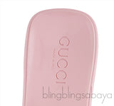 Pastel Pink Rubber Slide Sandals