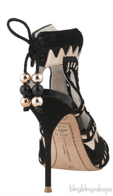 Cut-out Suede Leather Sandals