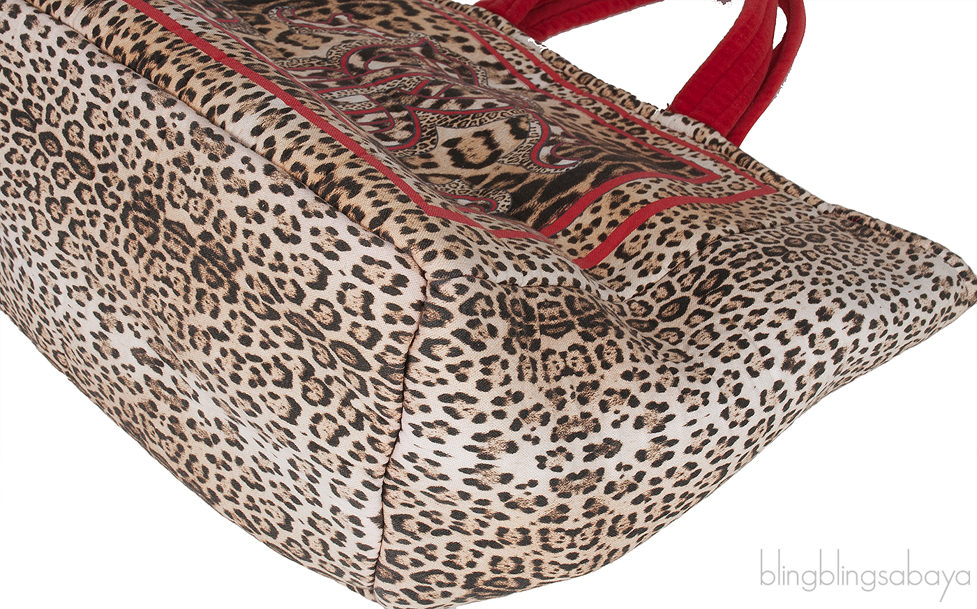 Leopard Print Beach Tote Bag