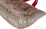Leopard Print Beach Tote Bag