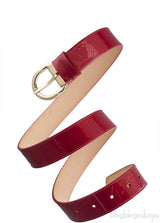 Louis Vuitton Monogram Vernis Red Belt