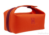 Bride-A-Brac Orange Canvas Pouch